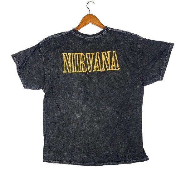 Vintage Style Nirvana Serve The Servants Short Sleeve Crew Neck T Shirt XL Black - Picture 5 of 12
